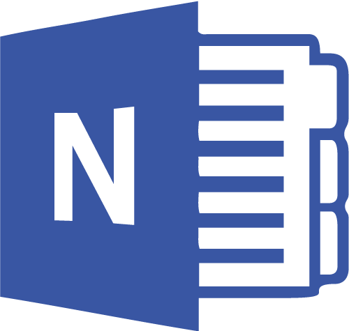 Microsoft Onenote pictogram, is een notitieprogramma van de Microsoft Office-familie