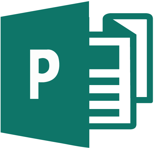Microsoft Publisher pictogram, is een desktoppublishing-toepassing van Microsoft.